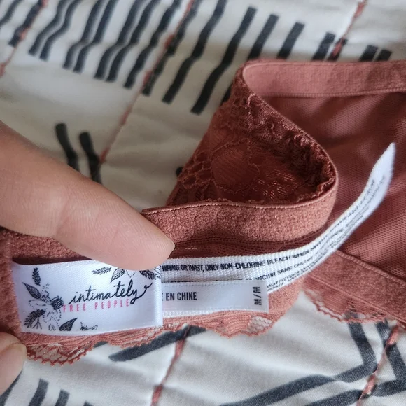 Free People Intimately Rust Gallon Halter Bralette Medium - Picture 5 of 5